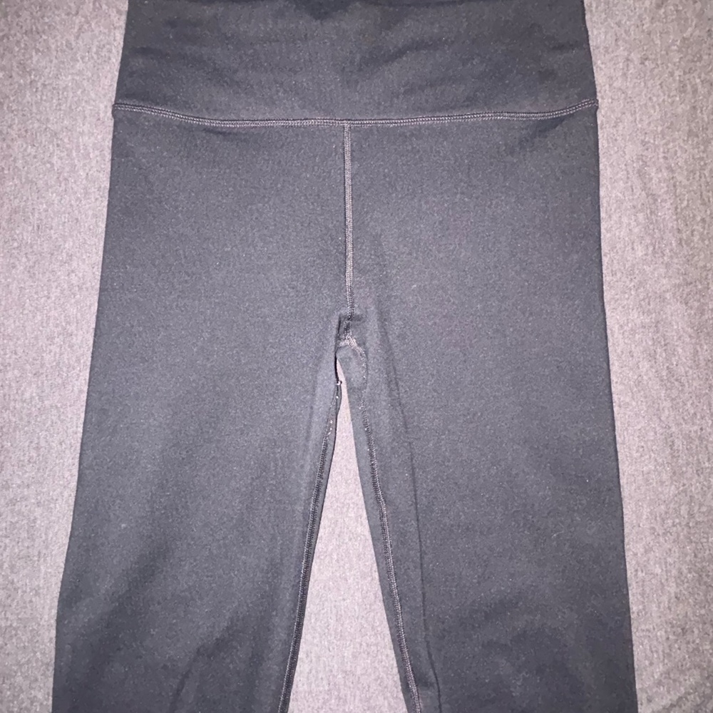 Fabletics Black High-Rise Leggings with Matte Finish